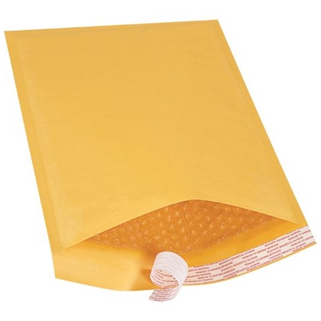 Bsc Preferred 9-1/2 x 14-1/2'' Kraft No 4 Self-Seal Bubble Mailers, 25PK B857SS25PK
